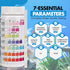 7 in 1 Aquarium Test Strips, 100 Fast & Accurate Strips, Water Test Kit for Fresh & Saltwater Aquariums
