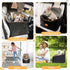 30lb, HiPetpy Dog Car Seat for Small Dog, Booster Seat for Dogs Under Elevated Pet Seat with Pockets, Anti-Slip Bed