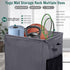 Yoga Mat Storage Racks with Wheels, Home Gym Holder, 2 Mesh Pockets, Holds 4 Mats, 2 Foam Rollers
