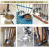 2 PCS Anti-Spill Stainless Steel Pet Bowls, Metal Feeder Food and Water Bowl, Hanging Pet Cage Crate Bowl for Medium