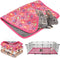 YUEPET 3 Pack Waterproof Guinea Pig Blankets, Washable Fleece Cage Liners, Warm Flannel Throw for Small Animals 48"×24"