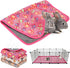 YUEPET 3 Pack Waterproof Guinea Pig Blankets, Washable Fleece Cage Liners, Warm Flannel Throw for Small Animals 48"×24"