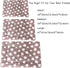 iMaylex Soft Pad Dog Bed Mat, Thicken Warm Reversible Fluffy Pet Sleeping Mattress, Star Pattern, Cameo Brown, Large