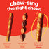 8 Count Hartz Oinkies Jerky Twists with Naturally Smoked Pork & Real Chicken Breast Dog Treats, Highly Digestible Long