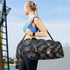 Yoga Mat Bag, 8-Pocket Gym Bag Fits 1/2" Thick Mat & Blocks, Detachable Straps, Large Tote for Women, Men