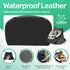 1-7lbs YUDODO Tiny Dog Car Seat for Teacup Chihuahua Yorkie Luxury PU Leather Small Dog Booster Seat with Safety Belt