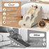 16" H-20 H,3-Step Chair,4-Step (Beige-20 4) Zerbuger Dog Ramp and Stair for Bed Cat Stair for Sofa and Dog Ramp
