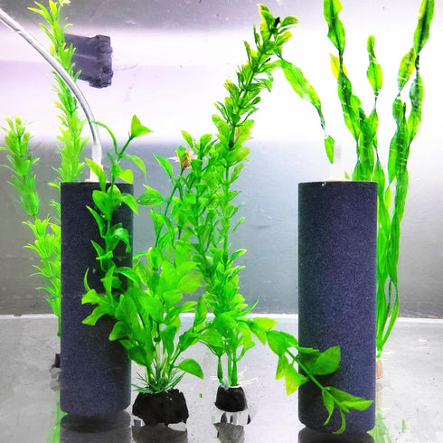 AQUANEAT Aquarium Air Stones 6x2 inch 2 Pack, Large Airstone for Aquariums, Hydroponic, Ponds