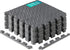 Yes4All EVA Interlocking Mats, Puzzle Floor Tiles, Foam Floor Padding with Border
