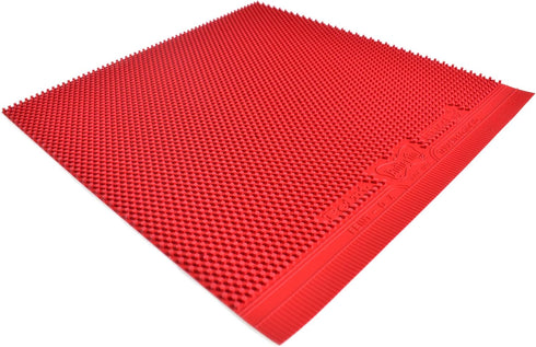 1 Butterfly Feint OX Table Tennis Rubber Sheet - No Sponge (OX) - Red or Black - Long Pips Butterfly Table Tennis