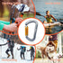 NewDoar 28KN UIAA & CE Certified Auto Climbing Carabiner - Professional Heavy Duty Caribeaner for Rappelling D-Shaped
