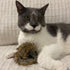 SPOT 8.5in, 1 Shaggy Plush Giant Mouse - Cat Toy, Fuzzy Mice with Catnip and Rattle Toy for Indoor Cats and Kittens
