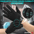 BEACE Full Finger Weight Lifting Gym Gloves with Anti-Slip Leather Palm for Workout Exercise Training Fitness