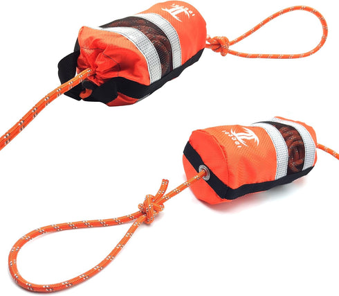 Throw Bag for Water Rescue, 70ft Reflective Throwable Rope, Floating Rescue Ropes for Kayaking, Boating Equipment
