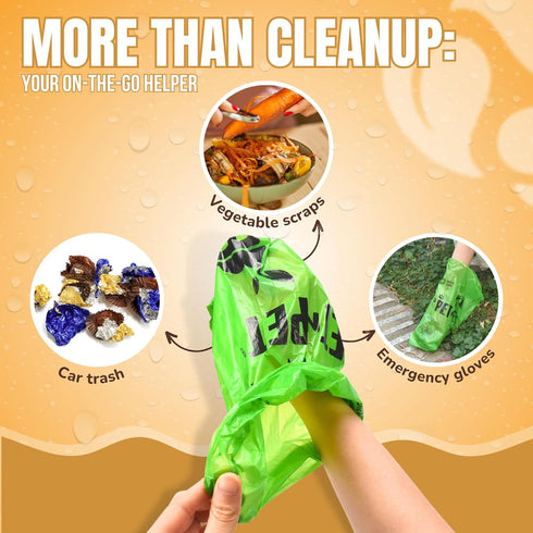 Pet N Pet Poop Bags for Dogs, 270 Counts, Unscented Green Dog Waste Bags, 38% Plant Based