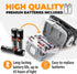 Foxelli LED Headlamp Flashlight for Adults & Kids, Lightweight Waterproof Head Lamp for Running, Camping, Hiking, 3 AAA