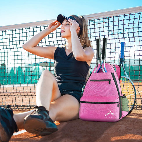 Himal Outdoors Tennis Backpack - Large Storage for 2 Rackets and Necessities, Suitable for All Ages