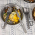 Set Ti1078T Boundless Voyage Titanium Cutlery Ultralight Utility Flatware Utensil Spoon Fork Knife in Case for Home Use