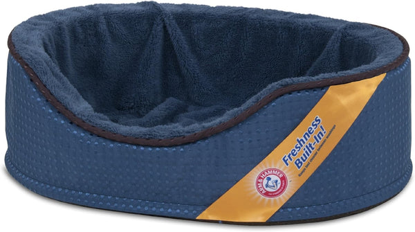 Petmate Assorted Plush/Suede Lounger for Pets - 23 x 17 x 7-Inch, Made in USA