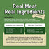 Real Meat Dog Treats - Two 12oz Bags of Air-Dried Beef Jerky for Dogs, Grain-Free, High Protein Treats