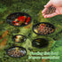 5pcs Aquarium Floating Plant Rings, 5 Sizes Foam Fish Feeding Rings for Keeping Floating Plants in Place, Black