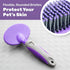 Hertzko Dog Brush, Soft Pin Bristle Pet Brush for Dogs and Cats, Grooming Tool for Long and Short Haired Pets