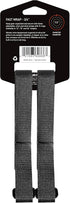 GEAR AID ¾” Fast Wrap, Adjustable Cinch-and-Stick Straps with D-Ring, 24” Length, Pair for Gear Organization