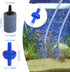 Shappy 6.5 Feet 12 Pcs Standard 1/5" Aquarium Airline Tubing with Air Pump Accessories, Stones, Valves, Cups