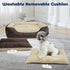 Miguel Dog Bed 35 Inch Brown, Washable with Removable Cushion for Medium Small Dogs, Anti-Slip, Large Cat Bed