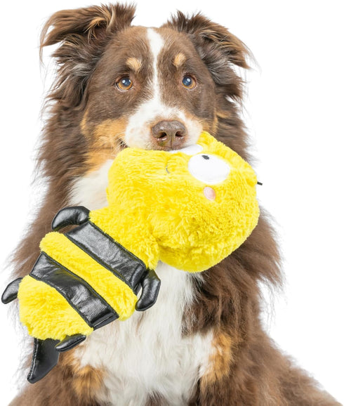 Huxley & Kent Slappies for Dogs | Buzz Bee (Small) | Squeak & Shake Dog Toy - TPR Ball Simulates Hunting