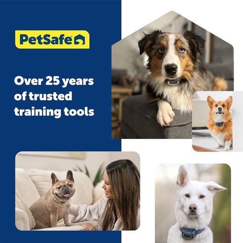 PetSafe Remote Trainer Dog Training Collar, 3 Training Modes: Tone, Vibration, 15 Levels of Static Stimulation,