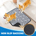 SEHFKKD 2 Pack 18"x24" Washable Pee Pads for Dogs, Absorbent Reusable Puppy Training Pads, Leakproof, Non-Slip