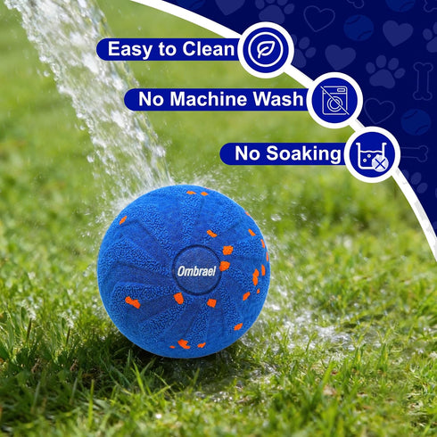 Ombrael Smart Interactive Dog Toys-Ball, Automatic Moving Bouncing Spinning, Washable Chew-Resistant to Keep Them Busy