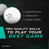 PRO SPIN 3-Star Premium White Ping Pong Balls, High-Performance 40+ ABS, Ultimate Durability for Indoor & Outdoor