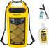 Piscifun Dry Bag, Waterproof Floating Backpack 5L/10L/20L/30L/40L with Waterproof Phone Case for Fishing, Kayaking,