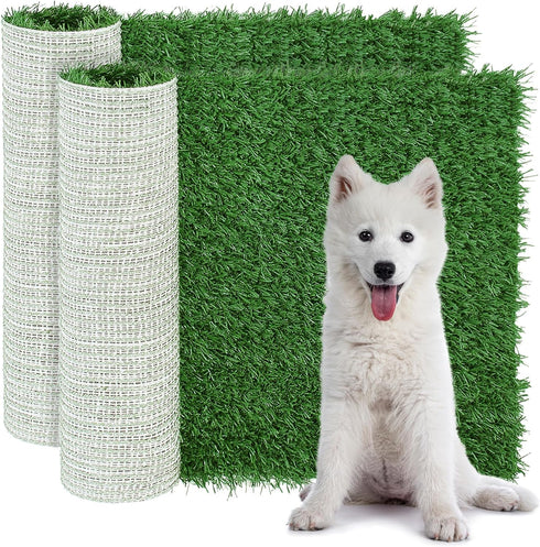 GLOBREEN Artificial Dog Grass Pee Pads 28" X 18" - Large Puppy