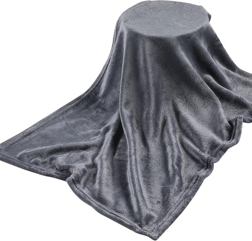 8 Pieces Puppy Blanket Set, Soft Fleece Throw Blankets for Small Medium Large Dogs Cats, Reversible Washable, 19.7X