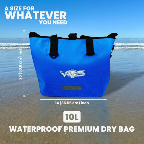 VOS Waterproof Premium Dry Bag, Large Tote Bag for Beach and Travel