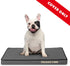 Replacement Outer Cover ONLY (OUTER COVER ONLY - NO BED, NO WATERPROOF INNER) for The Dog's Bed, Washable Oxford Fabric, Small 28” x 19” x 2” (Grey with Black Piping)