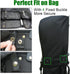 Golf Bag Rain Cover Hood - Universal 1680D Nylon Waterproof Material, Dustproof Club Protector