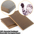 Kichwit Large Cat Scratching Pads, 3pcs Reversible Cardboard Scratcher with Box, 16.5" x 11.7" (Large)