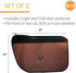 K&H Pet Products Vehicle Door Protector Tan, 2 Packs Interior Car Door Protector from Dog Scratching, Sedan and SUV Pet Protector for Car Door Scratches