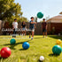 84mm Set, Set 8 1 Pointyard Bocce Ball Outdoor Games for Adults and Family, Backyard Ball with PE Bocce Balls & Pallino