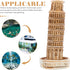 Amosfun 3pcs Leaning Tower of Pisa Model, Resin Decoration Collectible Figure for Fish Tank Landscape Architecture