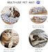 2 Pcs Pet Bed Mats, Ultra Soft Reversible Faux Lambswool Kennel Pad for Medium Small Dogs and Cats
