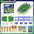 3 4 5 6 7 8-12, 5-8 Fortand Soccer Board Game for Kids, Mini Foosball Table Game for Boys & Girls Ages Finger Football
