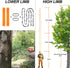 Premium 48 Inch High Limb Rope Saw with Two Ropes, 62 Sharp Teeth Blades, Best Folding Pocket Chain Saw