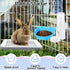 19 Set Pcs Rabbit Starter Kit Small Bunny Litter Box Animal Grooming Kit Water Bottle Bunny Toys Hay Feeder Bowl