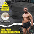 HOZMOZ Ventilated Weight Lifting Gloves, Thick Padded Workout Gym Gloves with Full Palm Protection & Grip & Shock