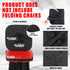 1 Pack Suzile Square Telescopic Stool Cushion (Exclude Chair) with Memory Foam Retractable Thickened Folding Stool